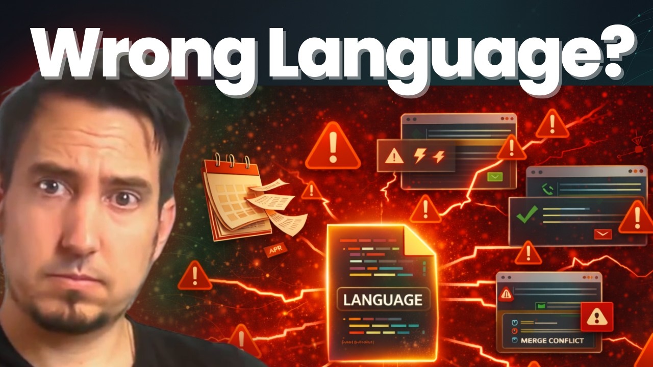 Choosing the Wrong Language Costs AI Teams Months of Work - YouTube