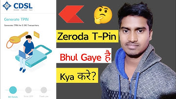 T-pin Kaise Generate Kare | Generate Tpin For Edis Transaction | How To Generate Cdsl Tpin
