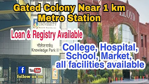 Plot in Knowledge Park II, Greater Noida Near Metro Station/Dipesh Rawat