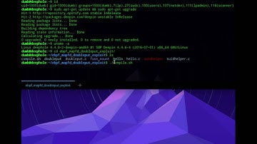 DeepinOS 15.3 ---  CVE-2016-4557 PoC