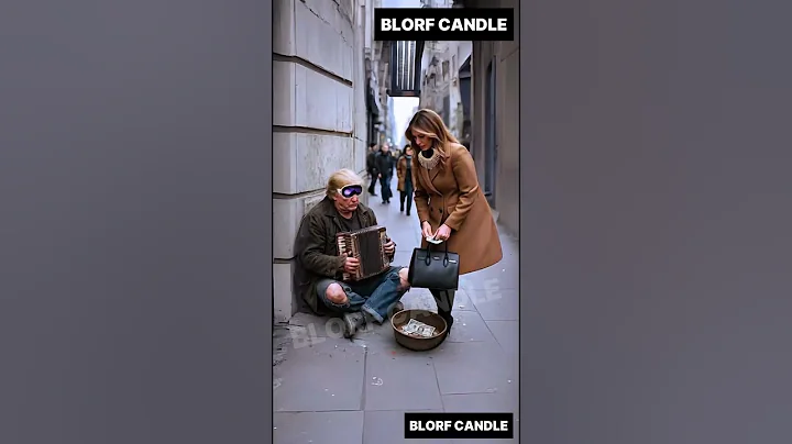 Poor Trump Begs on the Street! 🎵💔 Looks Happy