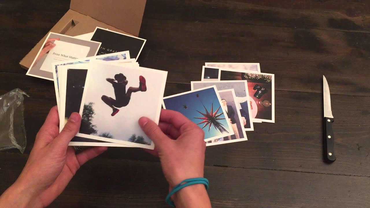 UNBOXING / Artifact Uprising 25 Prints - YouTube