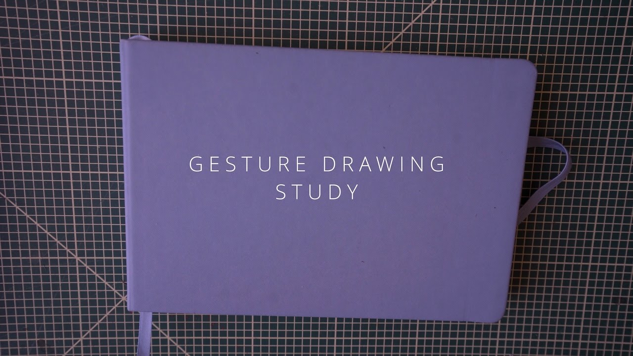 Gesture Drawing Practice (10 min) | Pencil Sounds | Overhead Desk