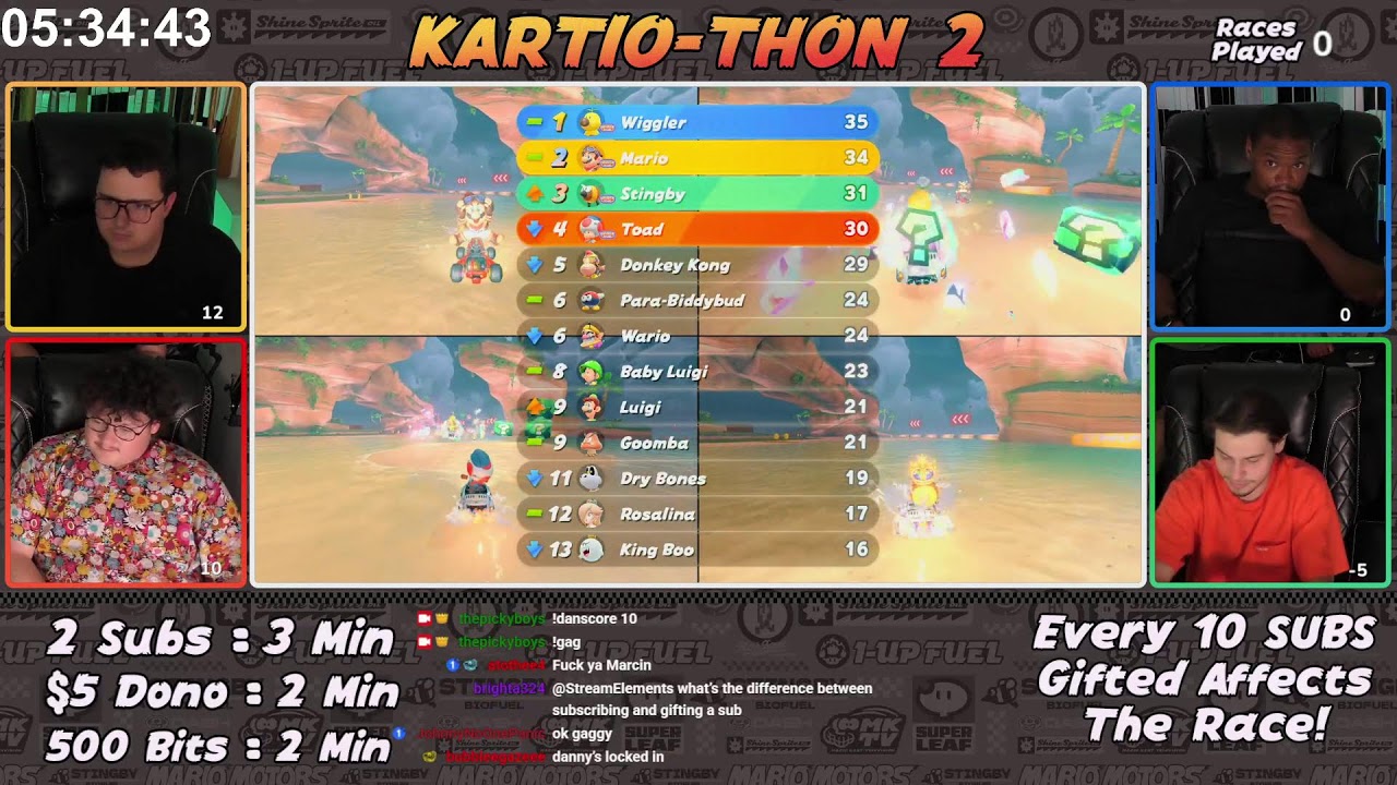MARIO KART SUBATHON 2.0