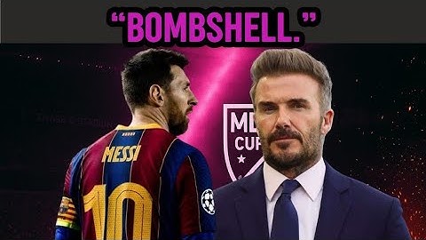 Messi Wins MLS… And Beckham Drops a Bombshell About His Future