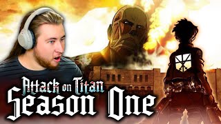 First Time Watching ATTACK ON TITAN: Season 1 Reaction