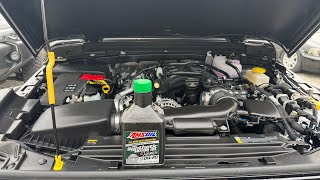 2026 Jeep Wrangler 3.6 Willys 500 Mile Break In Oil Change - AMSOIL