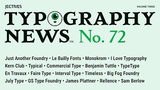 Typography News No. 72