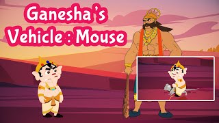 Full Ganesha's Vehicle Mouse Story in English | Indian Mythological Stories | Pebbles Stories News