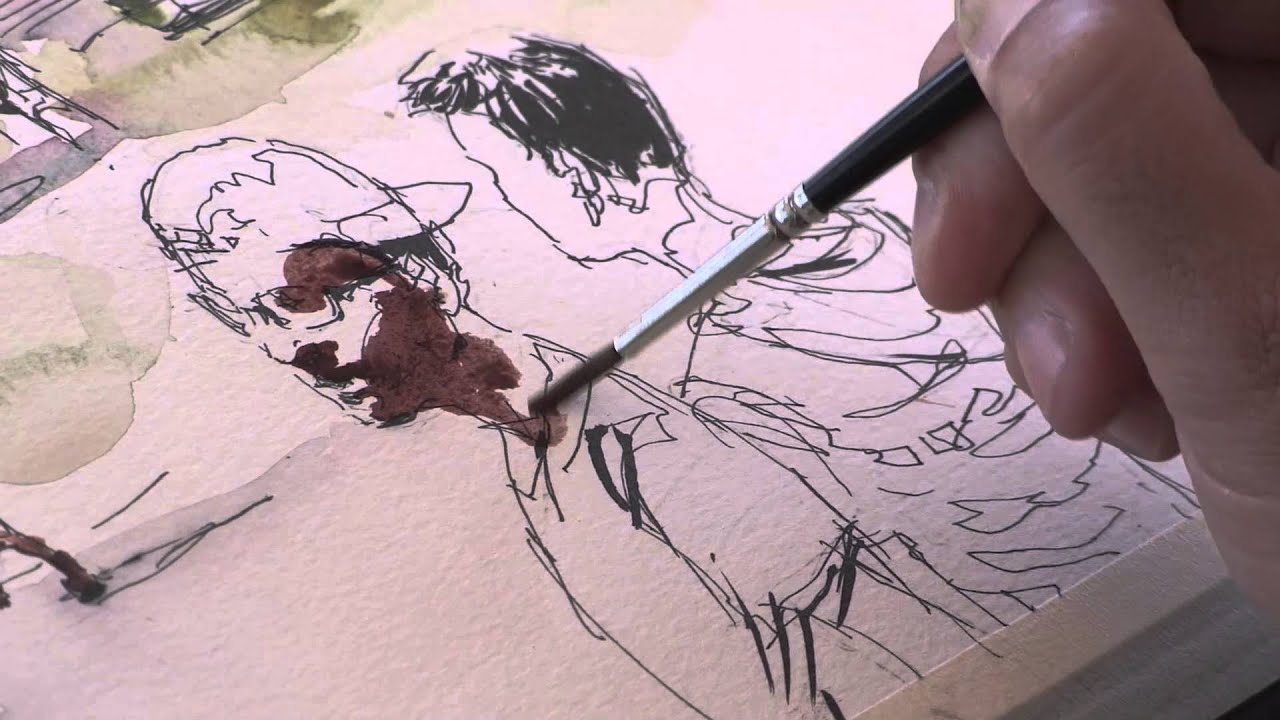 Preview Urban Sketching Drawing People In Places With