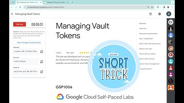[NEW] Managing Vault Tokens|| #qwiklabs || #GSP1006 ||  [With Explanation🗣️]