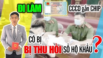 Đi làm CCCD gắn chip có bị THU HỒI sổ hộ khẩu không? Dùng CCCD thay Sổ hộ khẩu được không?