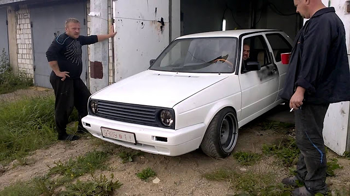 Golf 2 VR6 Первый выезд