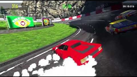 SEGA Unity3D - Outrun driving model