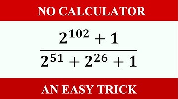 An Amazing Trick to Simplify Without Calculator!