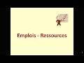 Comptabilit emplois ressources