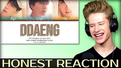 HONEST REACTION to BTS RM, SUGA, J-HOPE - DDAENG (땡)