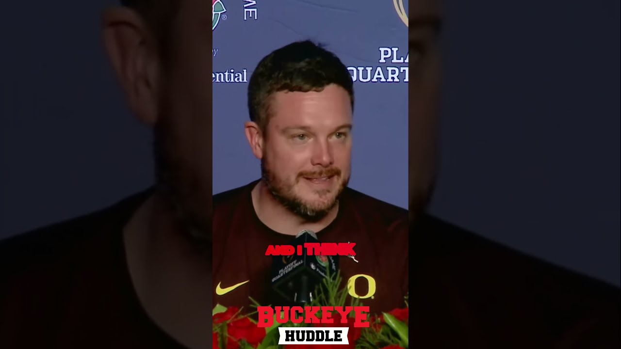 Oregon Coach Dan Lanning S Full Quote About Ohio State Losing To Michigan