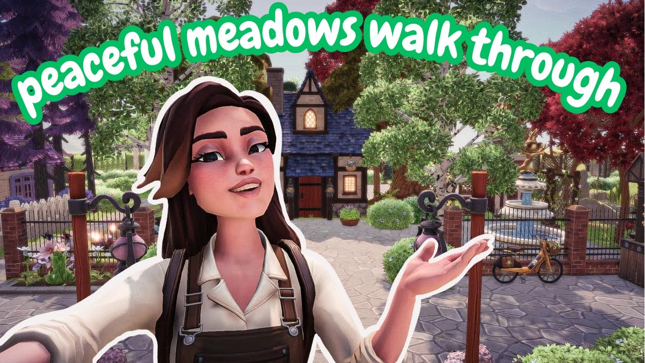 Peaceful Meadows Walk Through Disney Dreamlight Valley YouTube