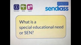 What is a special educational need or SEN? Resimi