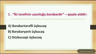 3 cü sinif sınaq imtahanı   8 31 01 2021 Riyaziyyat suallarının izahı