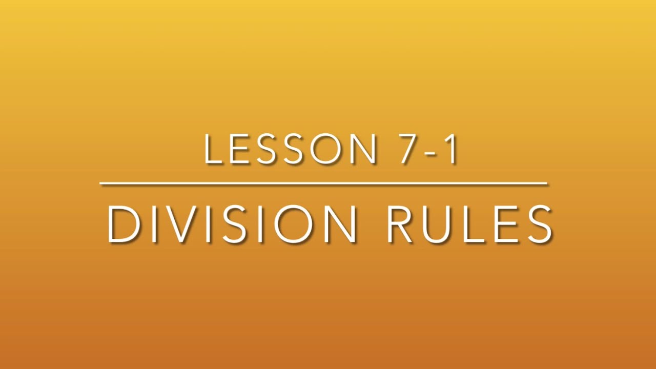 4th Grade Lesson 7 1 Division Rules YouTube basic-division-for-kids-division-concept-division-rules-math