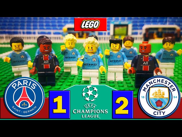 Lego Animation: Manchester City Dominates PSG in Champions League