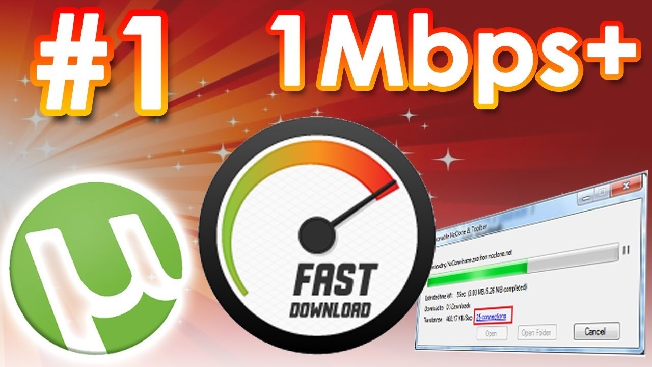 how to make utorrent pro faster