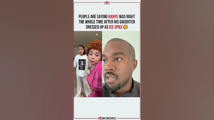 Kanye react to his daughter North West dressing as Ice Spice 👀🤔 - DayDayNews