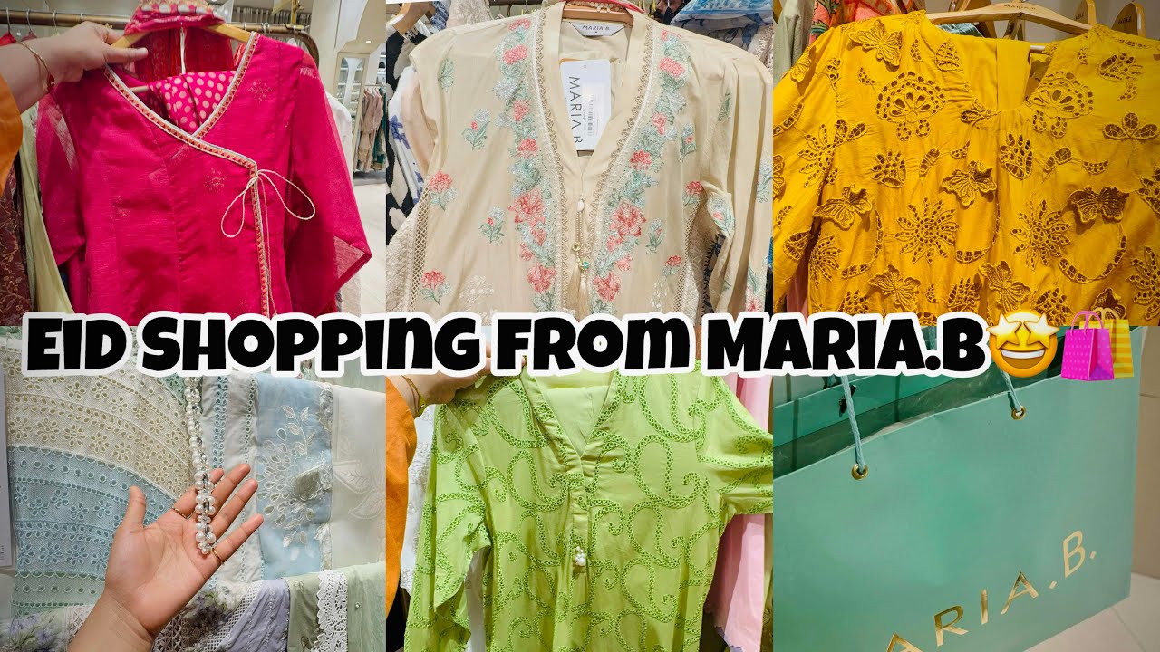 EID DRESS SHOPPING FROM MARIA.B 🤩🛍️💖 || MARIA.B LAWN EID COLLECTION || SISTROLOGY
