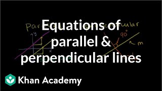 Equations of Parallel and Perpendicular Lines