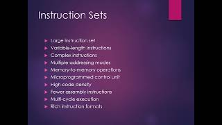 CISC Architecture