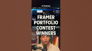 You should be building portfolios in Framer