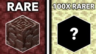 RAREST Minecraft Blocks May Surprise You...