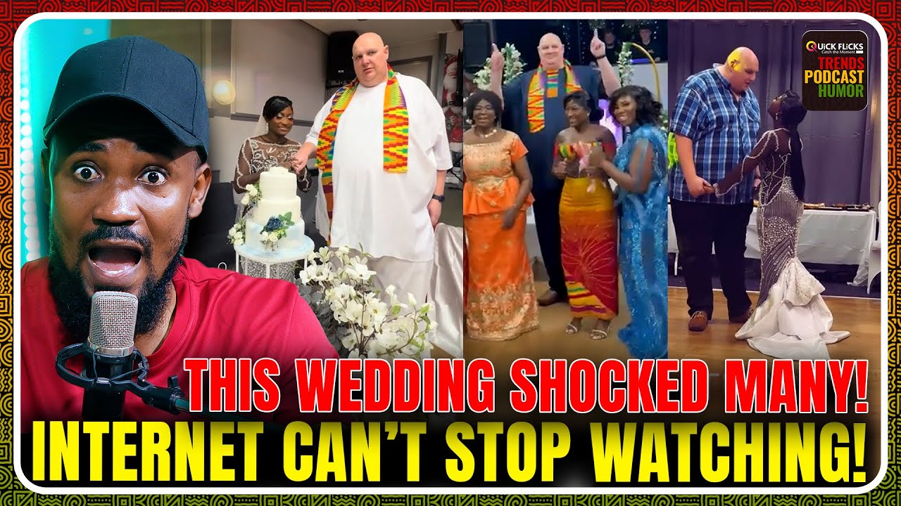 Жительница Ганы Линда вышла замуж за своего возлюбленного Оброни Крейга на прекрасной церемонии в...