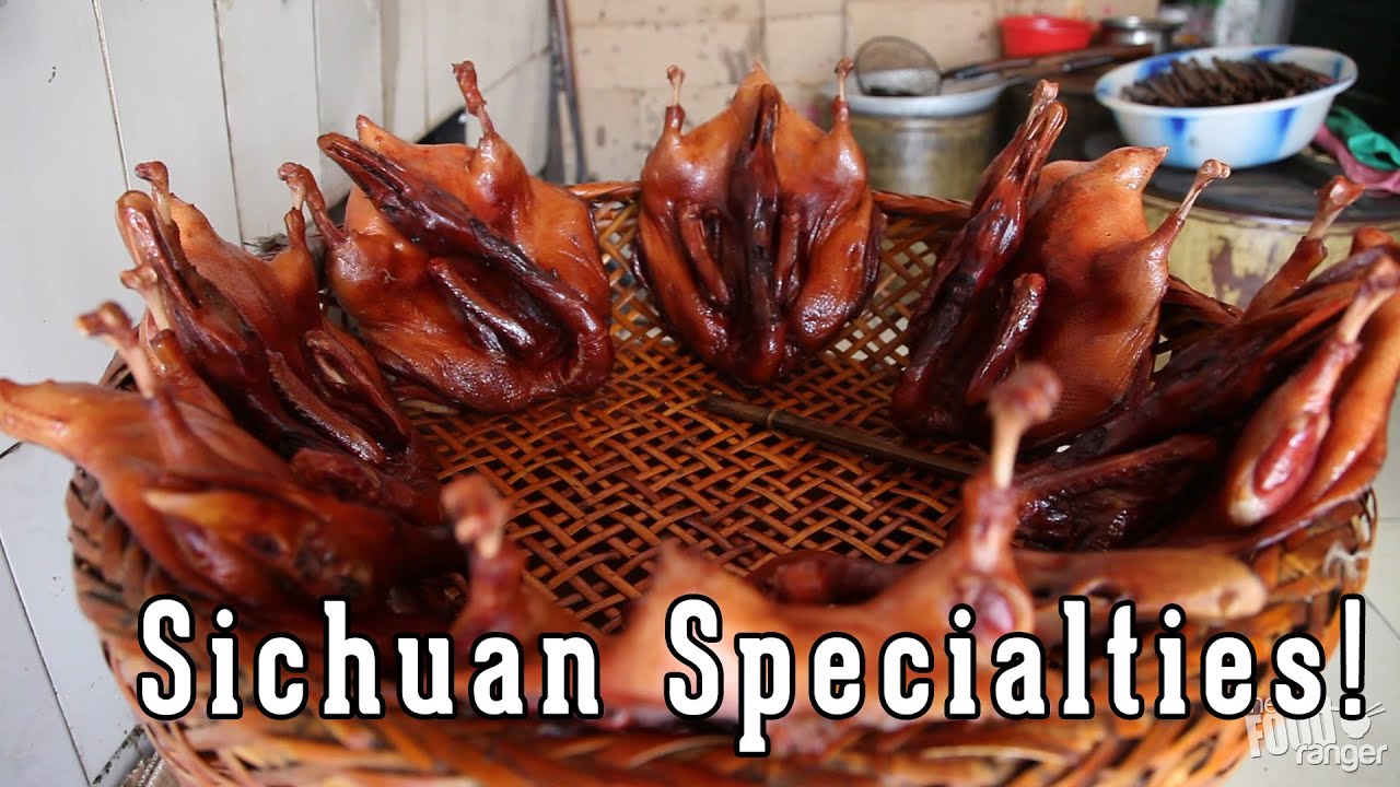Chinese Street Food and Snacks | Sichuan Salted Duck and Local Specialties | The Food Ranger