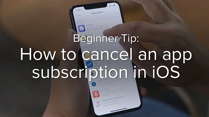 How to cancel an app subscription on your iPhone