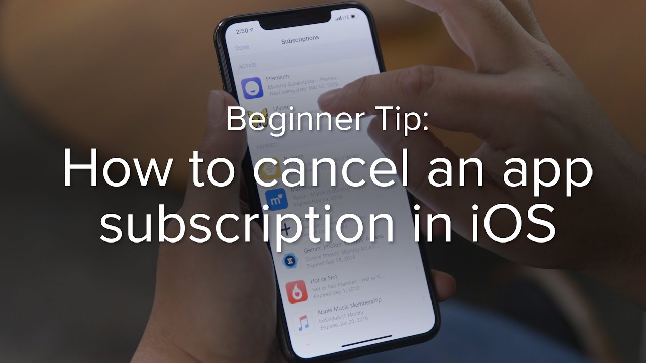 How To Cancel An App Subscription On Your Iphone