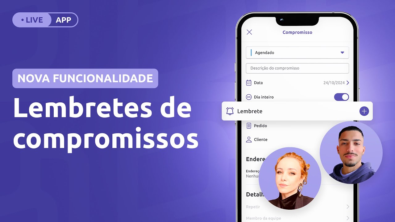 Nova funcionalidade de LEMBRETES, nova tela inicial e muito mais! | Com ...