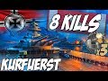 8 KILLS ❌ Kraken in 9 min  Kurfürst German Battle Beast - WOWS