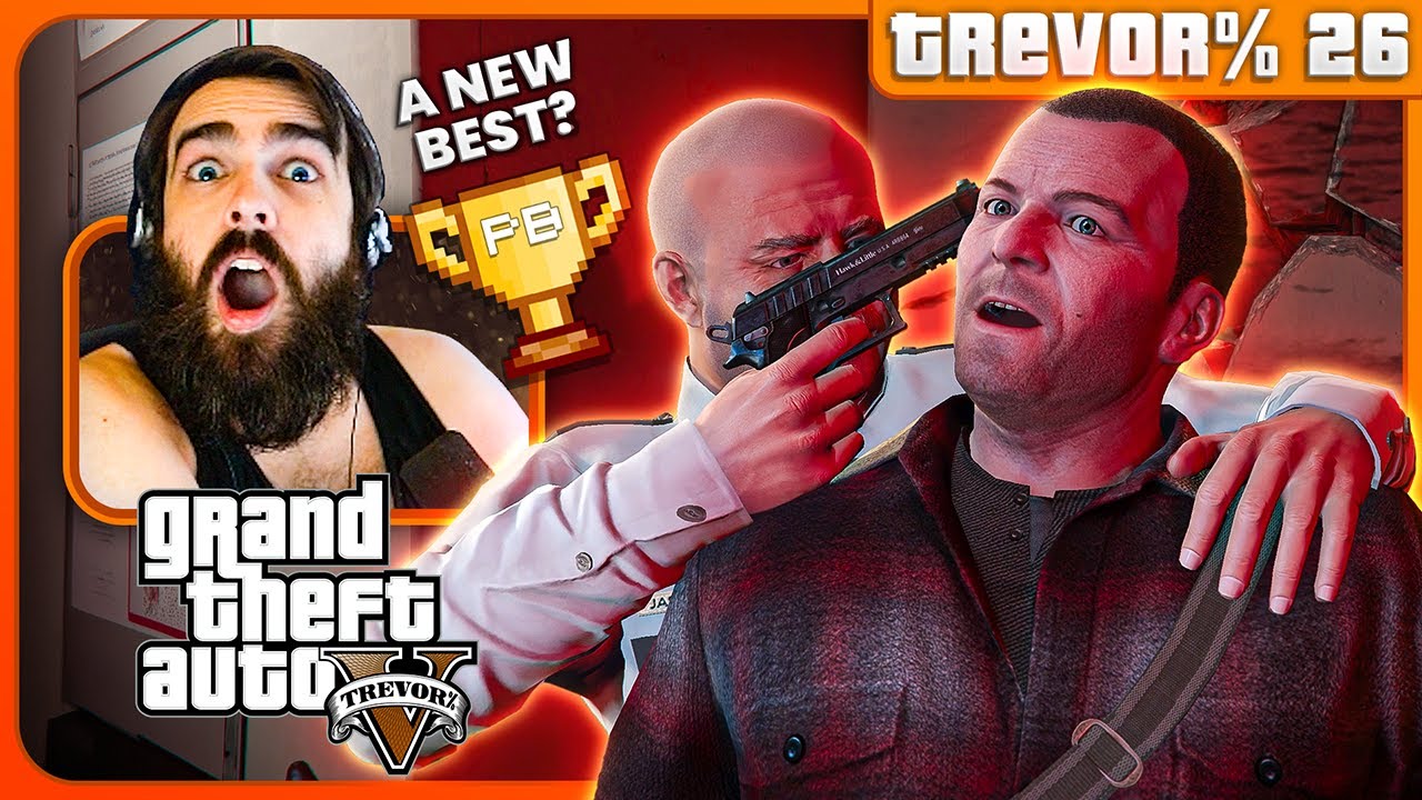 Breaking Michael's Face For Timesave! - Grand Theft Auto V Trevor% - [Run 26] - (VOD) - DarkViperAU