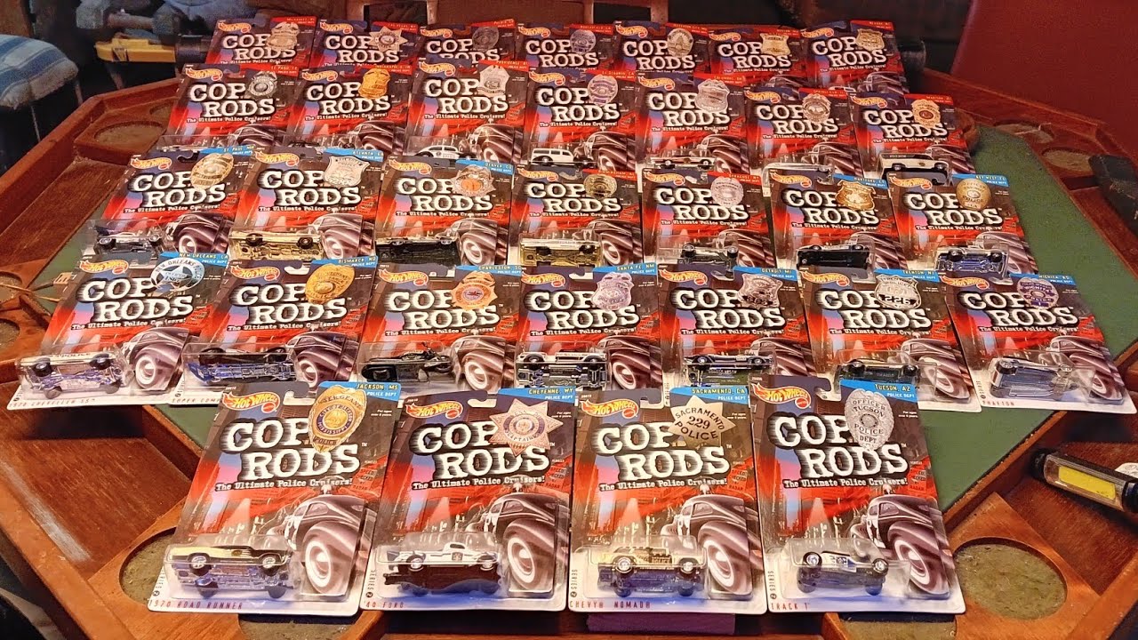 Cop Rods Complete 1999 Set... All 32‼️ - YouTube