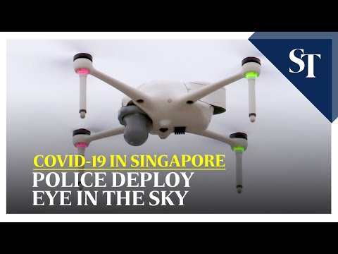 Covid-19 in Singapore: Police deploy eye in the sky | The Straits Times