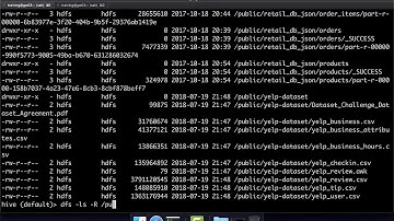 Running HDFS Commands in Hive CLI