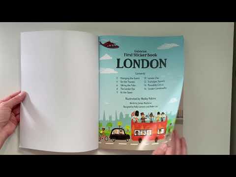 First Sticker Book London by Usborne