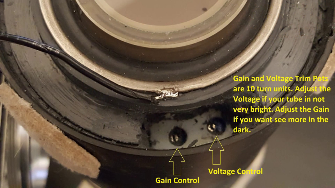 P8079HP 3Stage Gen1 Intensifier Tube Voltage/Gain Adjustment. YouTube