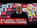 REAL MADRID 3 - ATHLETIC 1 | ZIDANE, rueda prensa: BENZEMA, COURTOIS, ISCO... | DIARIO AS