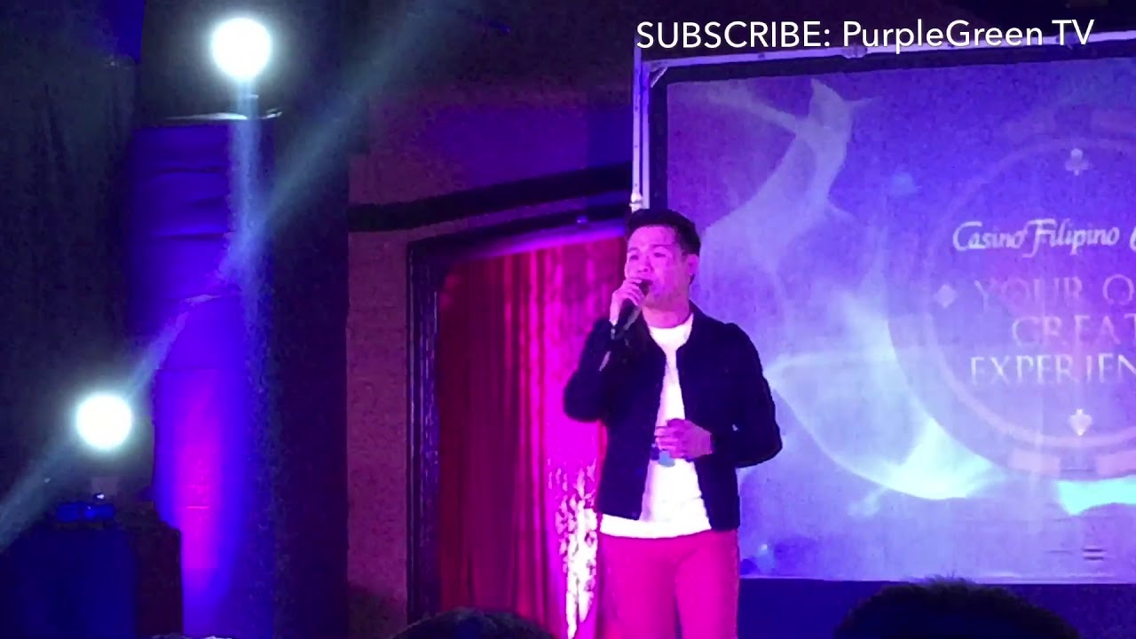 Marcelito Pomoy sings Narito Ako by Regine Velasquez at Pagcor Cebu. amazing version