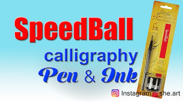 Speedball crow quill and ink - review