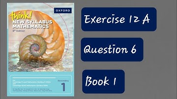 Exercise 12A (Area of Shaded Region) Question 6 Think New Syllabus Mathematics 8th Edition Book 1